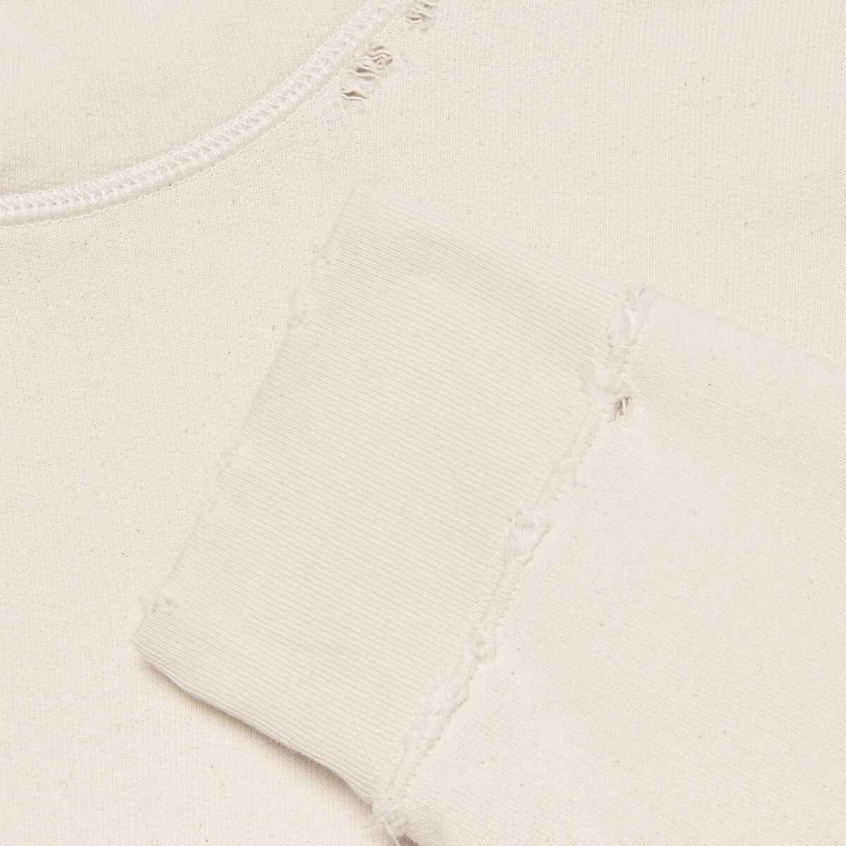 'think/thank' print hooded sweatshirt - 6