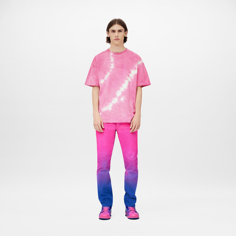 Louis Vuitton Tie&Dye T-Shirt With LV Signature outlook