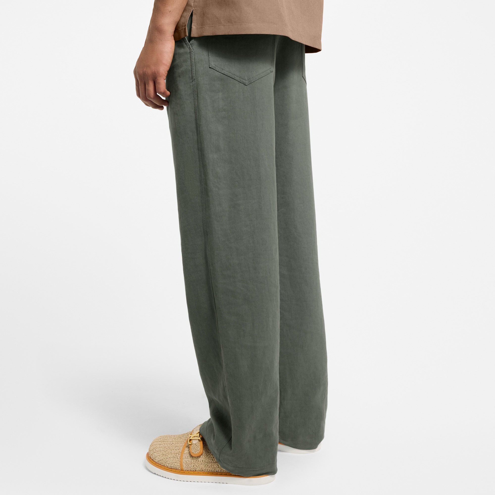Light Linen Workwear Pants - 5