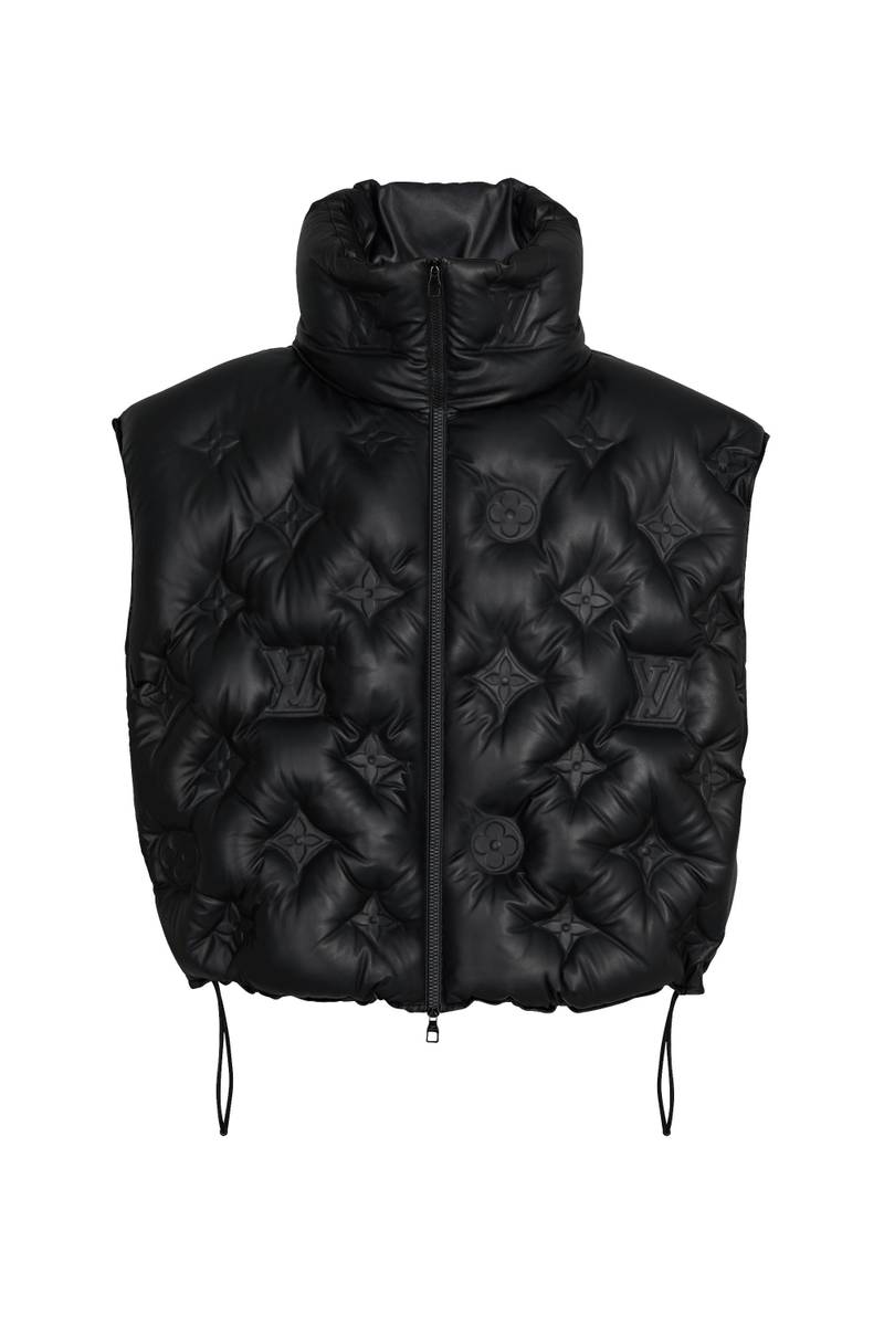 Monogram Boyhood Puffer Leather Gilet 1