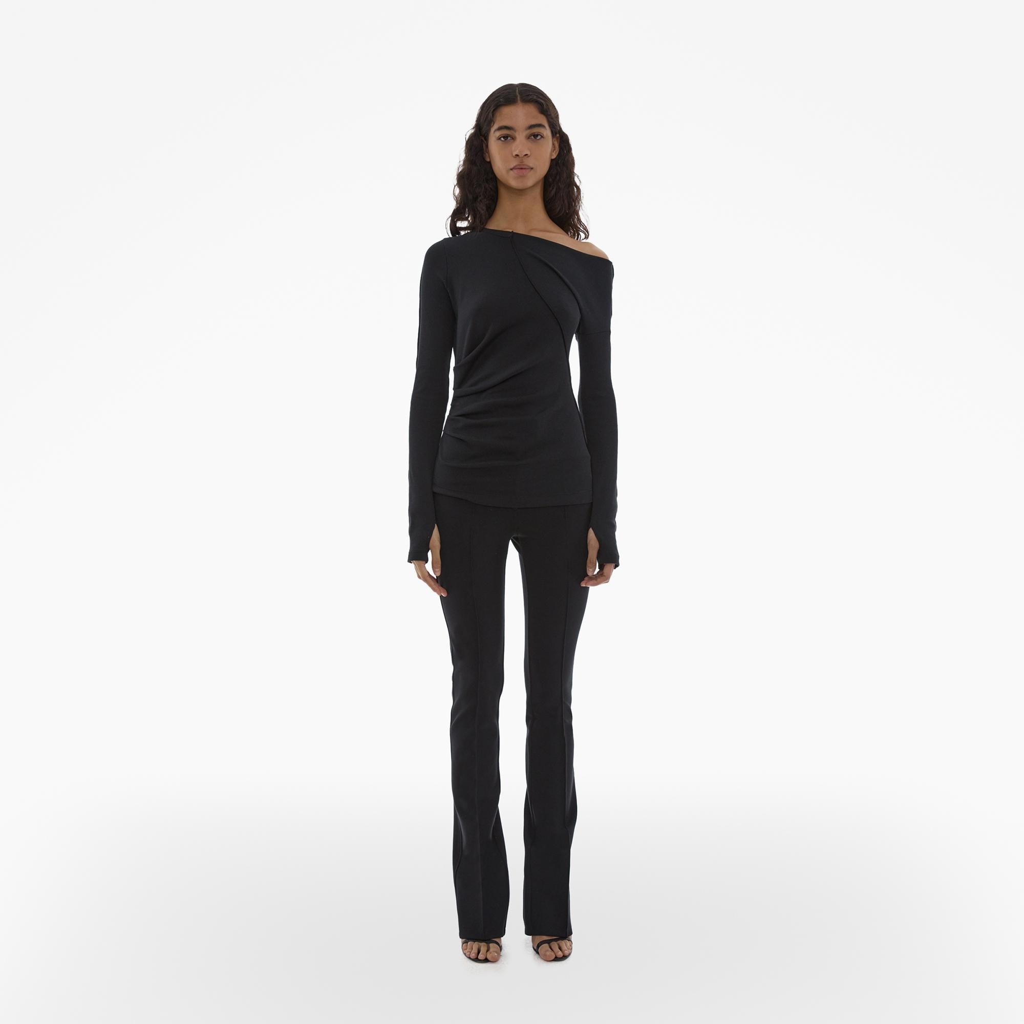 ASYMMETRIC LONG SLEEVE TOP - 8