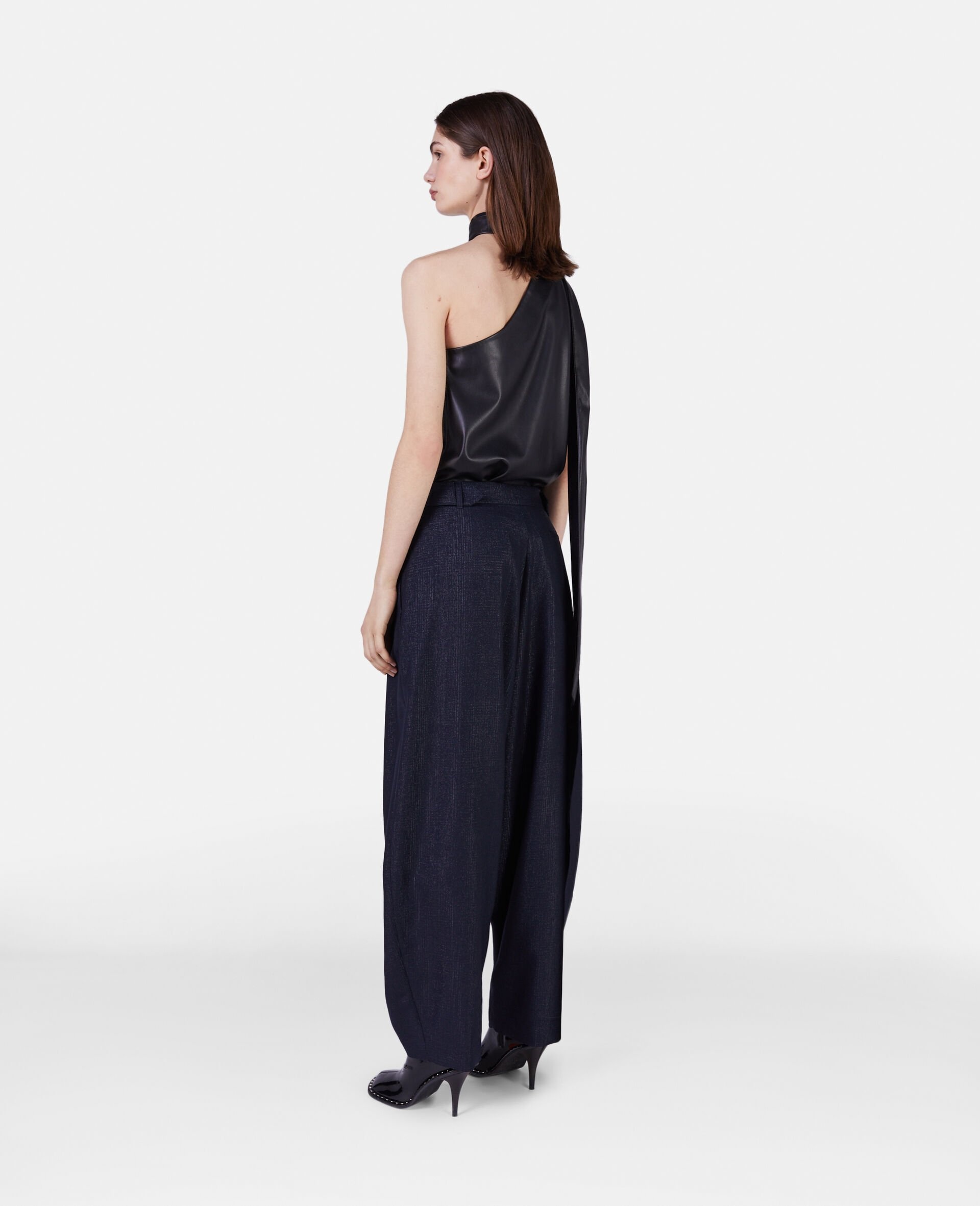 Pleated Banana Leg Trousers - 2