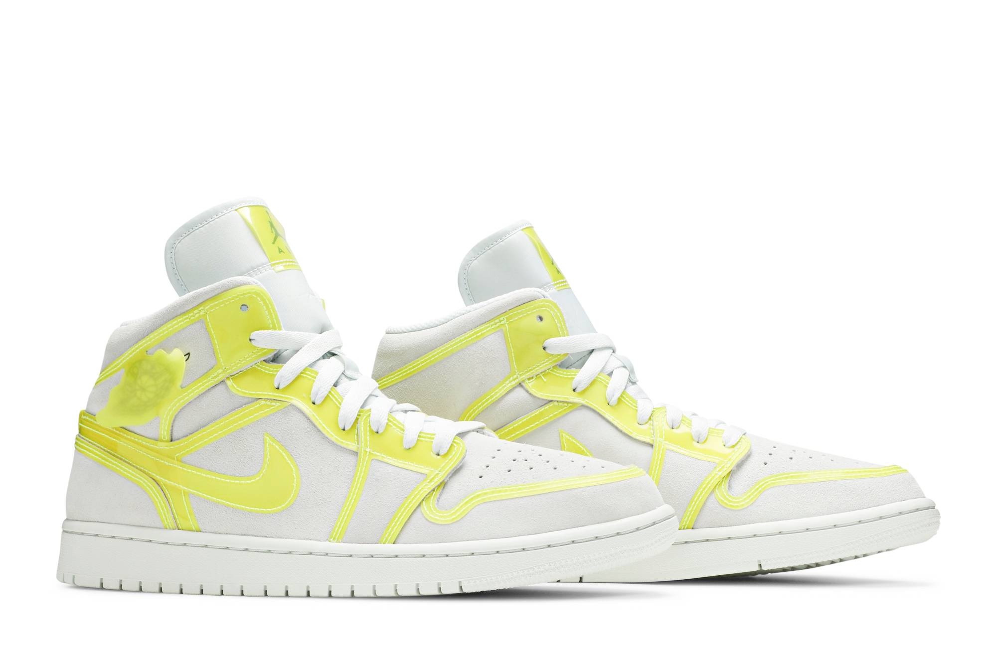 Wmns Air Jordan 1 Mid LX 'Off White Opti Yellow' - 8