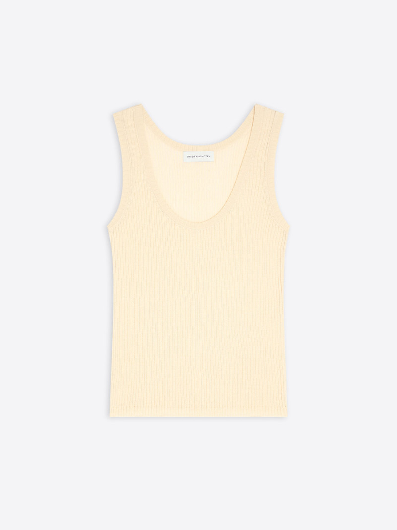 RIB KNIT TANK TOP 1