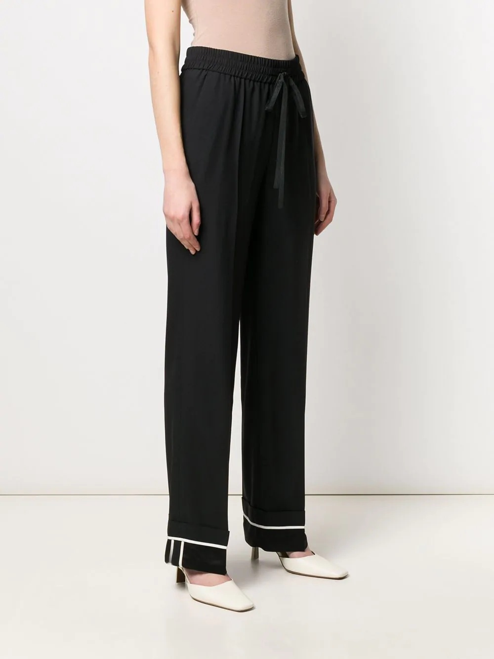 pyjama-style flared trousers - 3