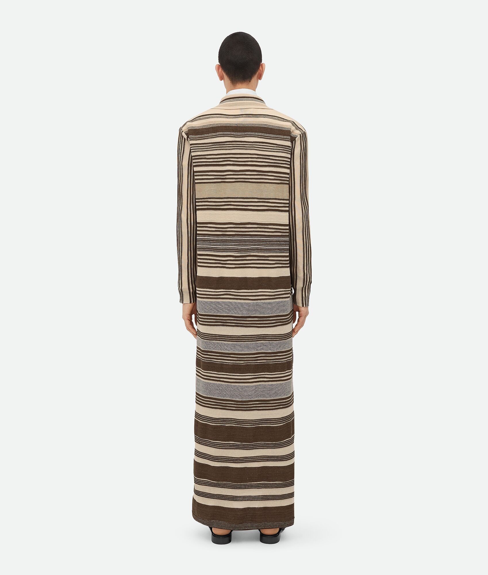 Striped Linen Polo Dress - 3