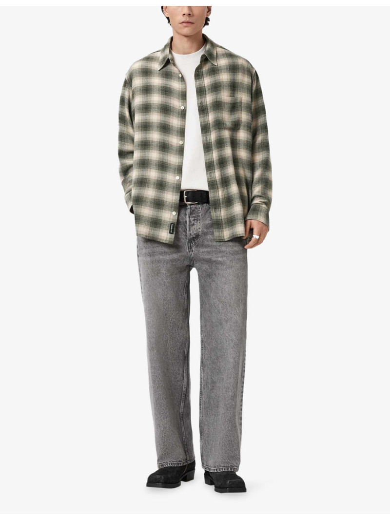 ALLSAINTS Lumley Checked Woven Shirt outlook