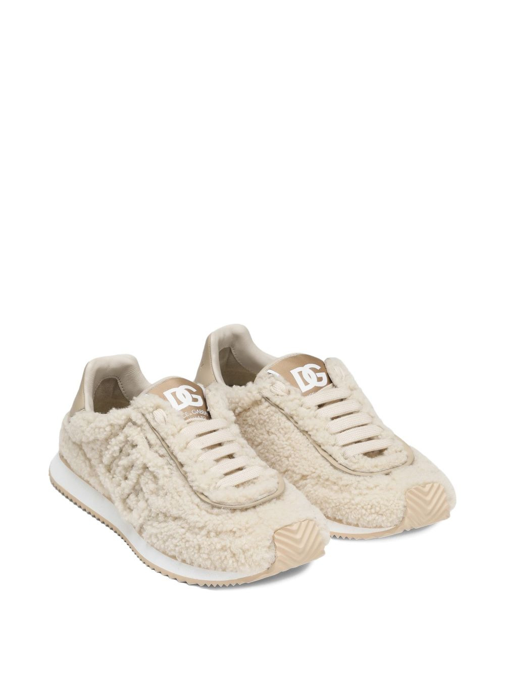 DG shearling sneakers - 2