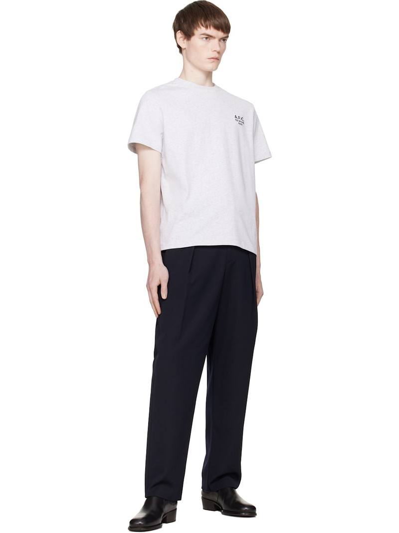 A.P.C. Gray Standard 'Rue Madame' T-shirt outlook