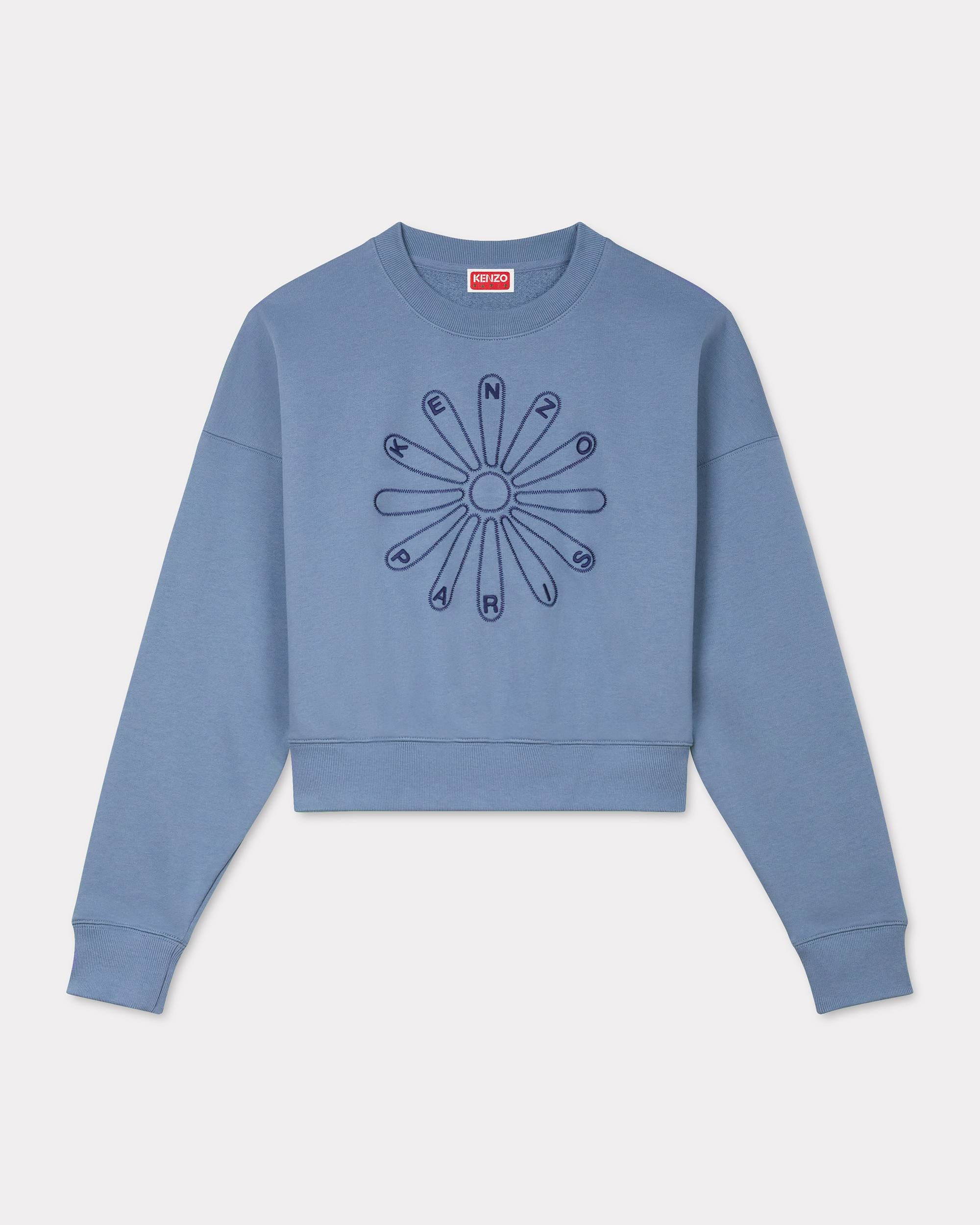 'KENZO Marguerite' cropped embroidered sweatshirt - 1