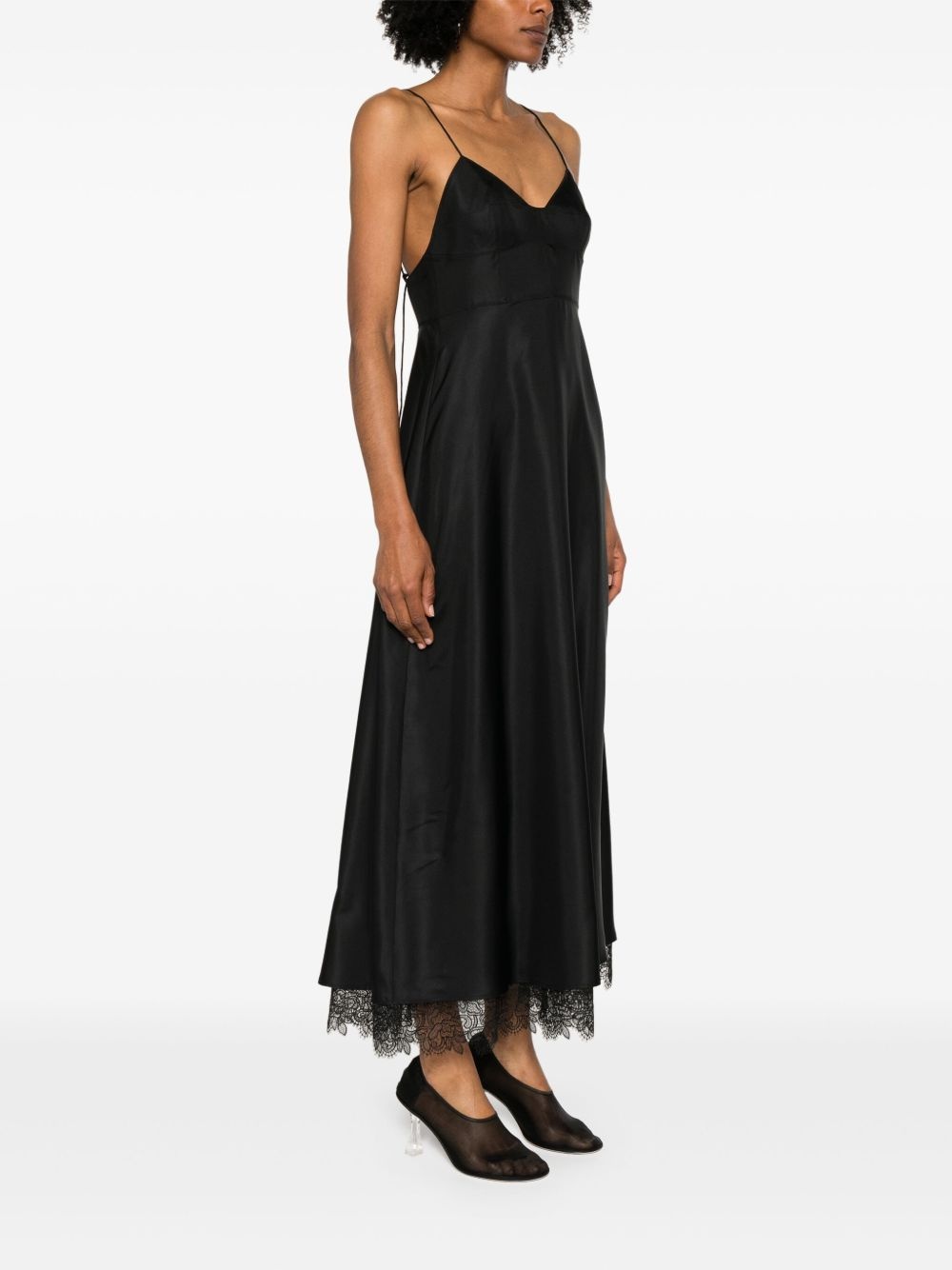 bustier lace maxi dress - 3