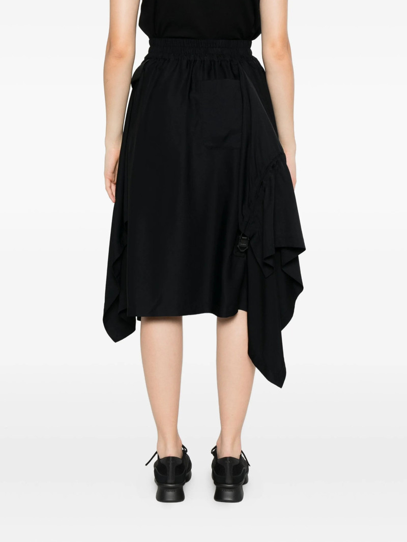 Y-3 Y-3 Twill Asymmetrical Midi Skirt outlook