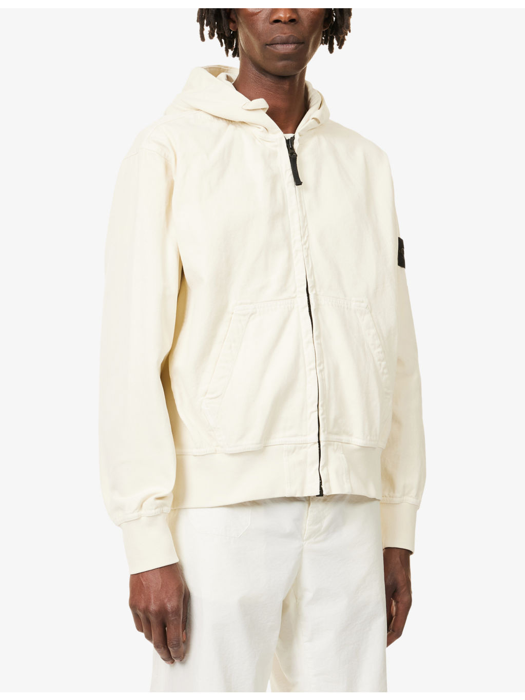Hooded Regular-Fit Cotton Jacket - 3