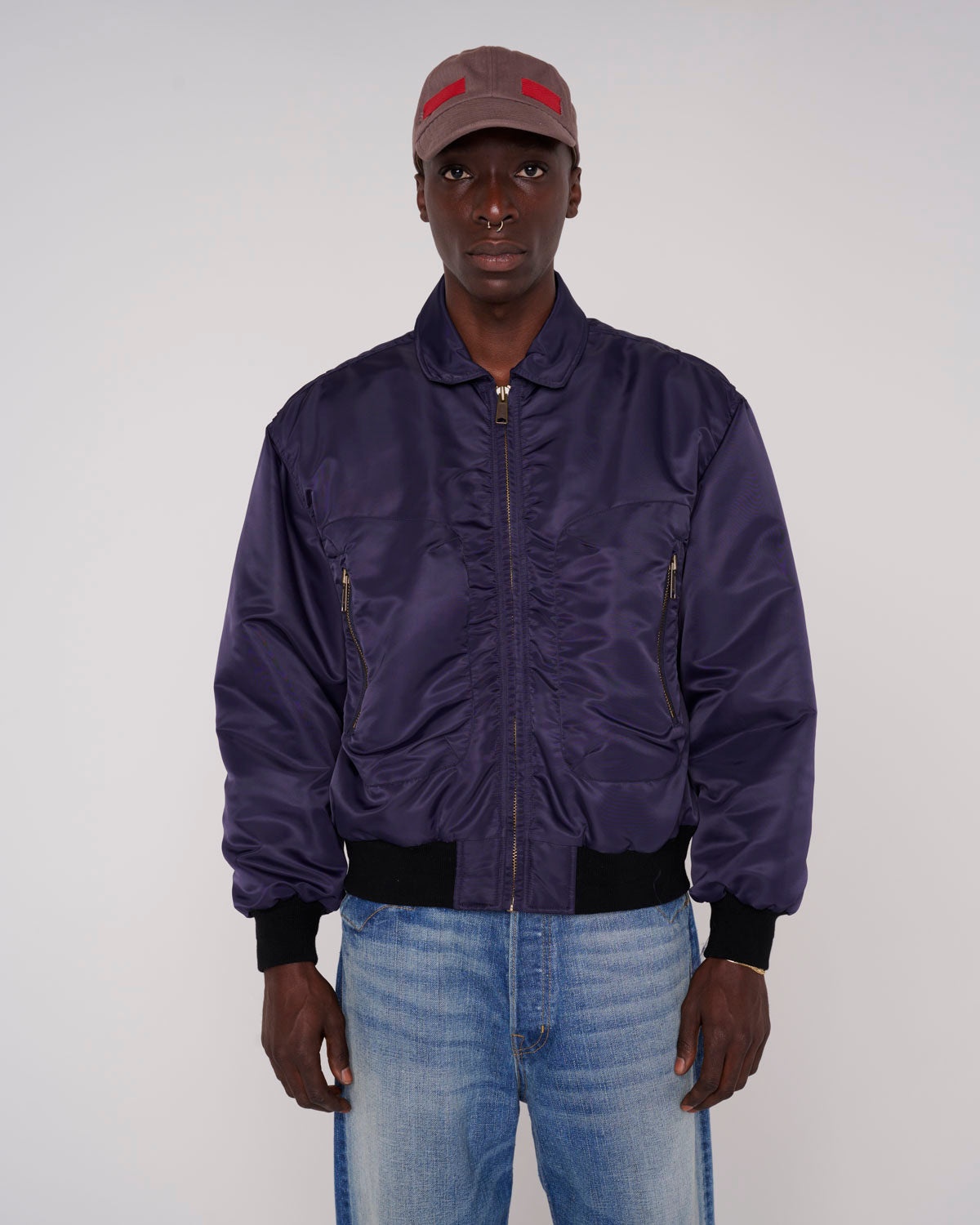 3D Flight Jacket - Navy - 4