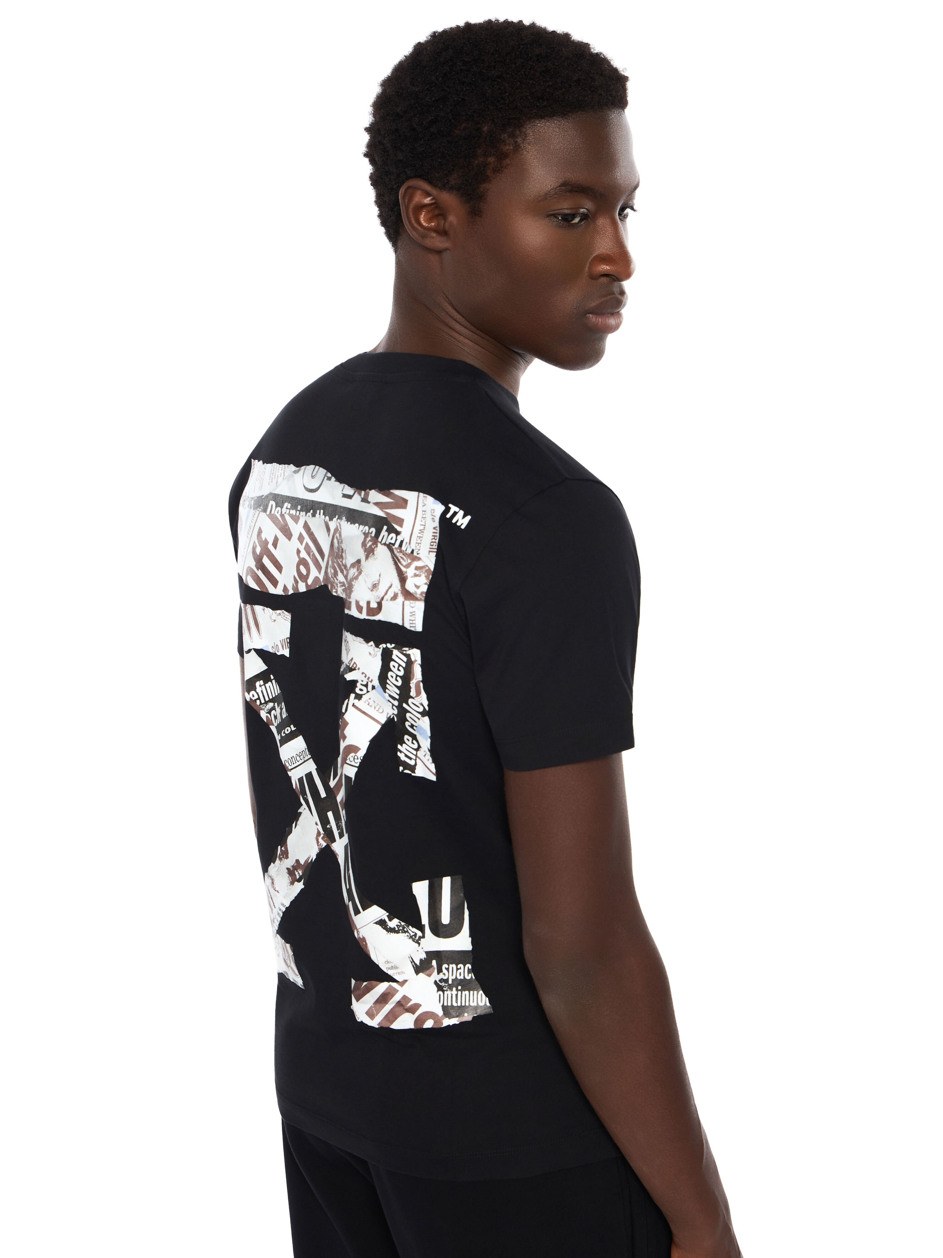 Newspaper Arrow Slim Logo Tee - 5