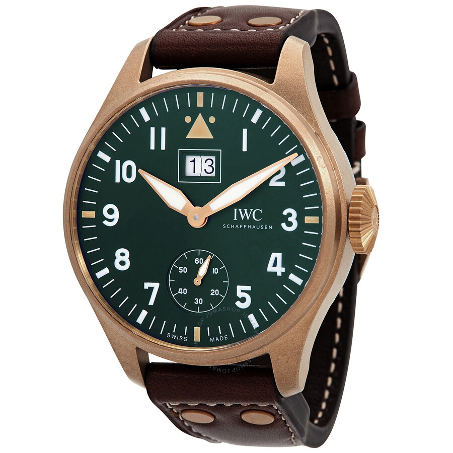 IWC Big Pilot Big Date Spitfire Mission Accomplished Green Dial Watch IW510506 - 1