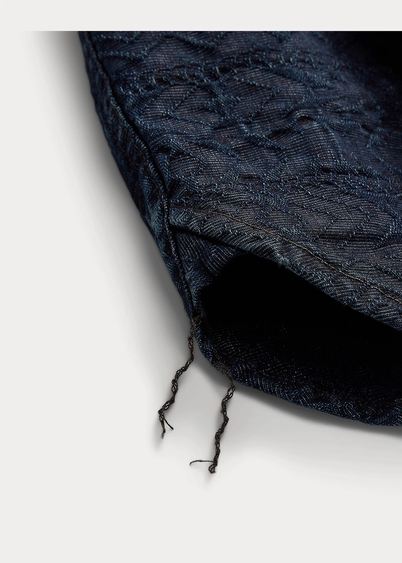 Indigo Jacquard Workshirt 4