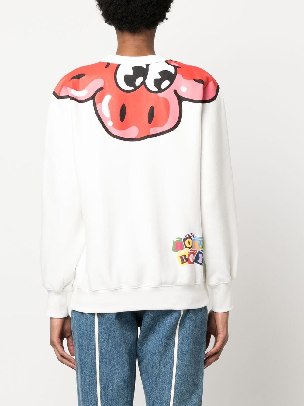 graphic-print long-sleeve sweatshirt - 4