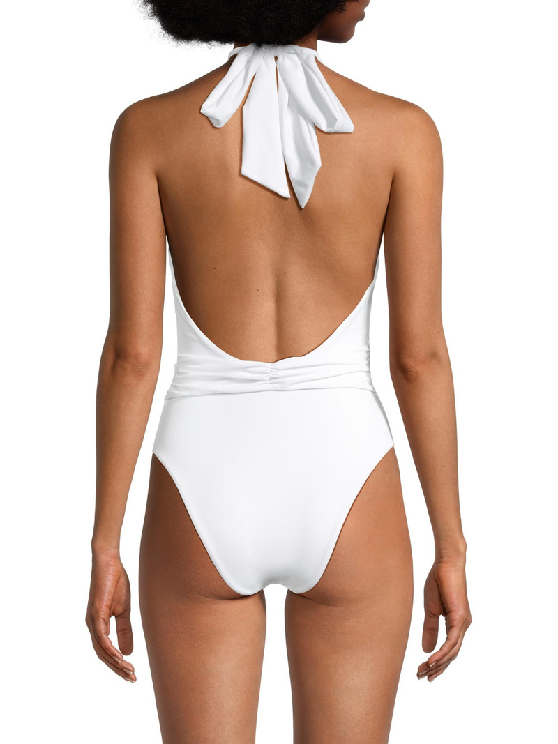 Women's Raquel One-Piece Swimsuit - White 5