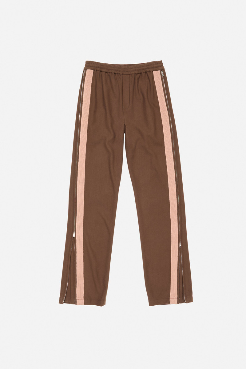 Tailored wool trousers - Chocolate brown 1