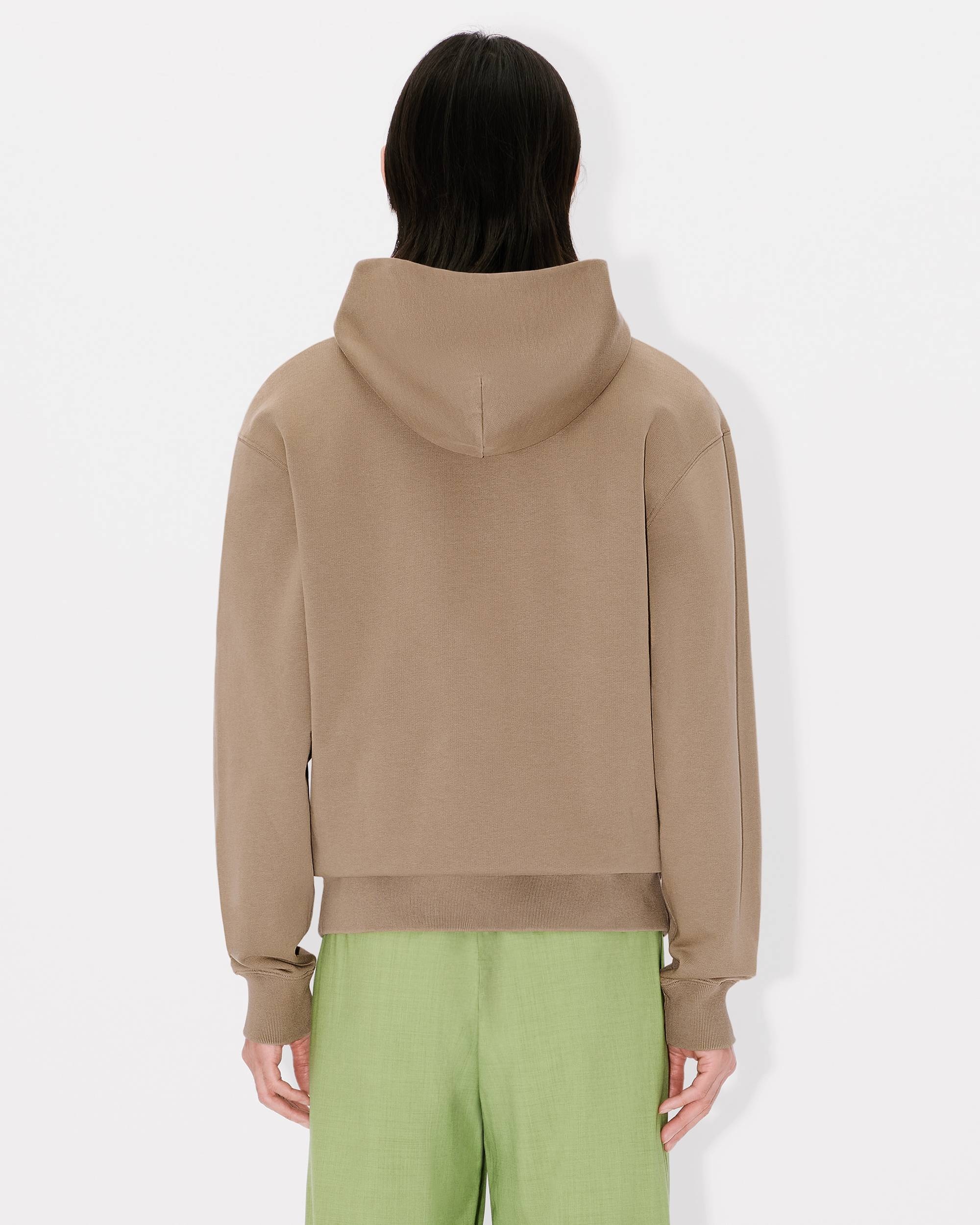 'KENZO Happy Tiger' embroidered hoodie in cotton - 4