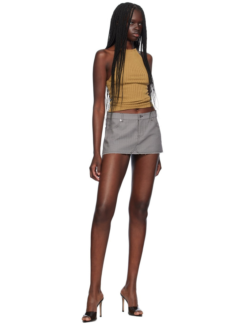 miaou Black & White Miss Miniskirt outlook
