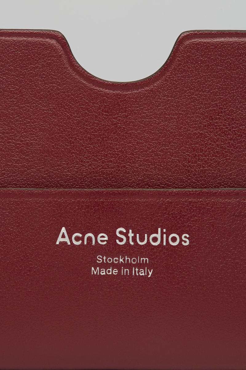 Cardholder burgundy 4