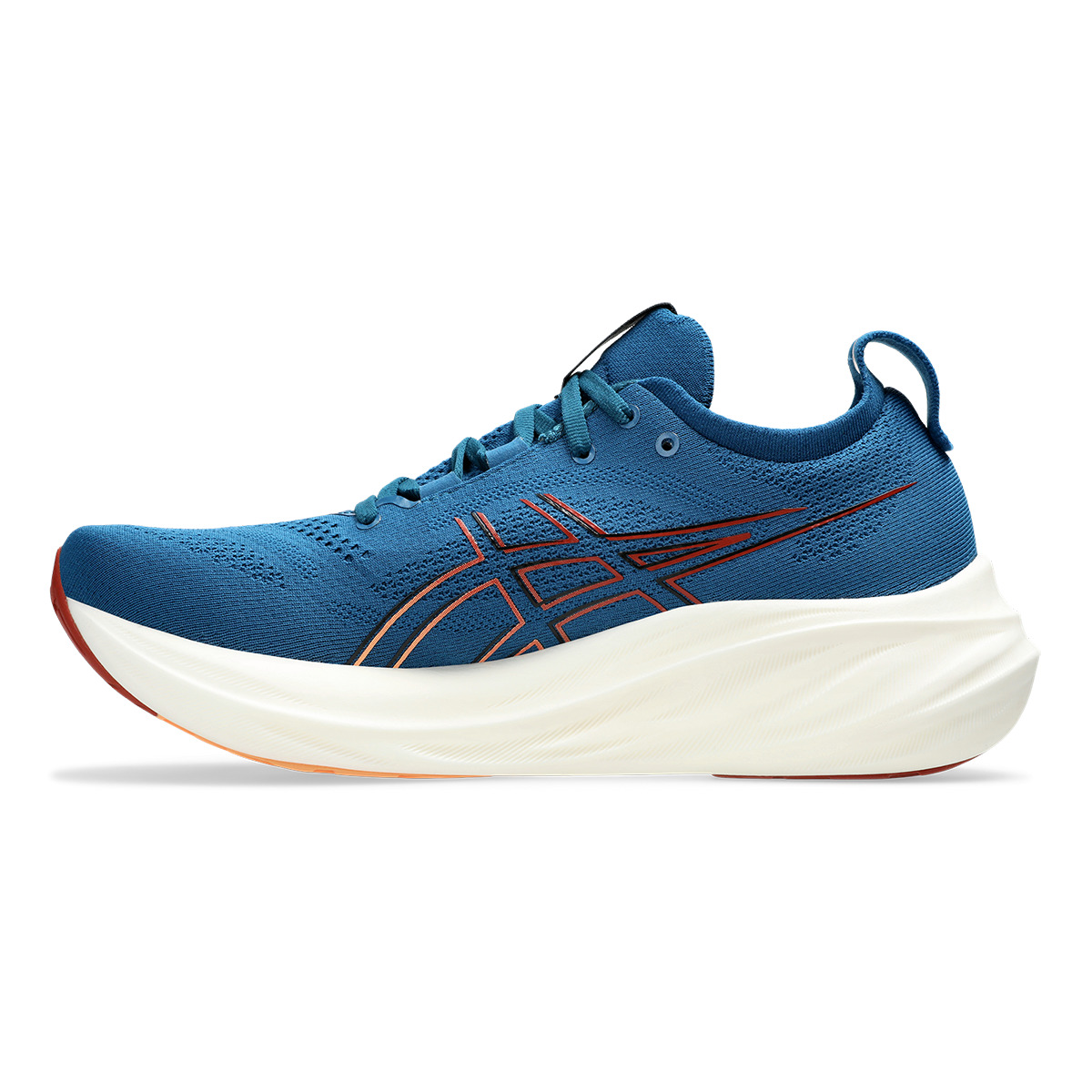 Asics Gel Nimbus 26 - Rich Navy - Faded Orange - 2