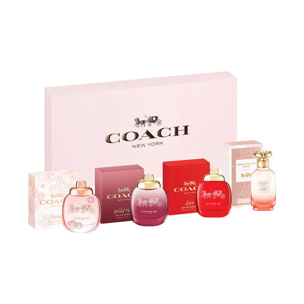 Coach Deluxe Womens Mini Cofferet Set 0.15 fl. oz.(4.5ml) 4-piece Set - 1