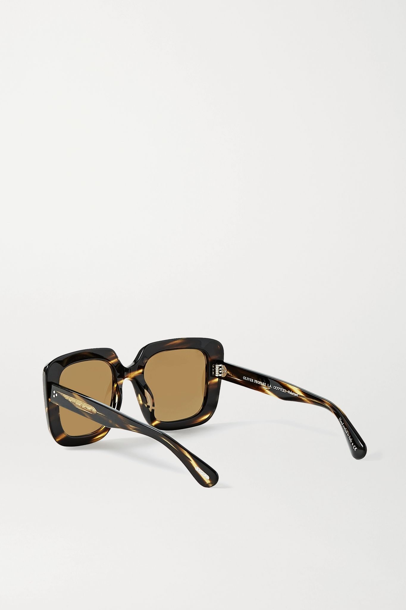 Franca oversized square-frame tortoiseshell acetate sunglasses - 2