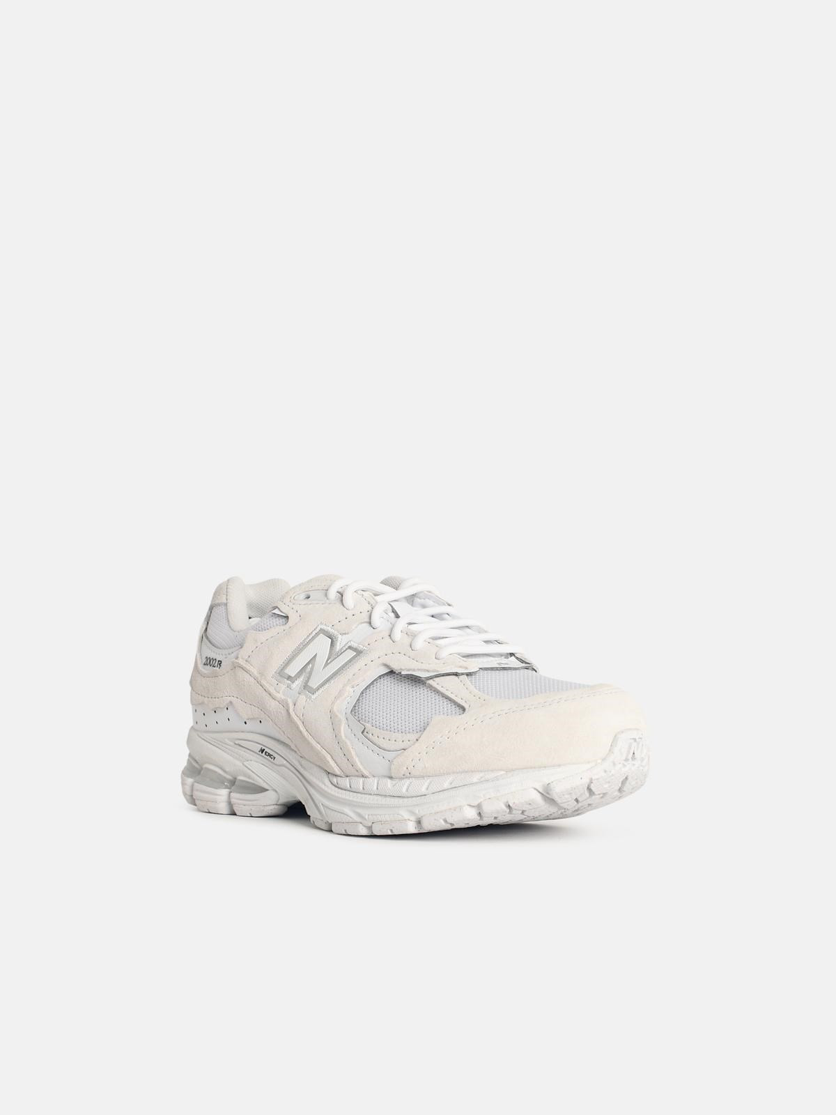 '2002R' WHITE MESH AND SUEDE SNEAKERS - 2