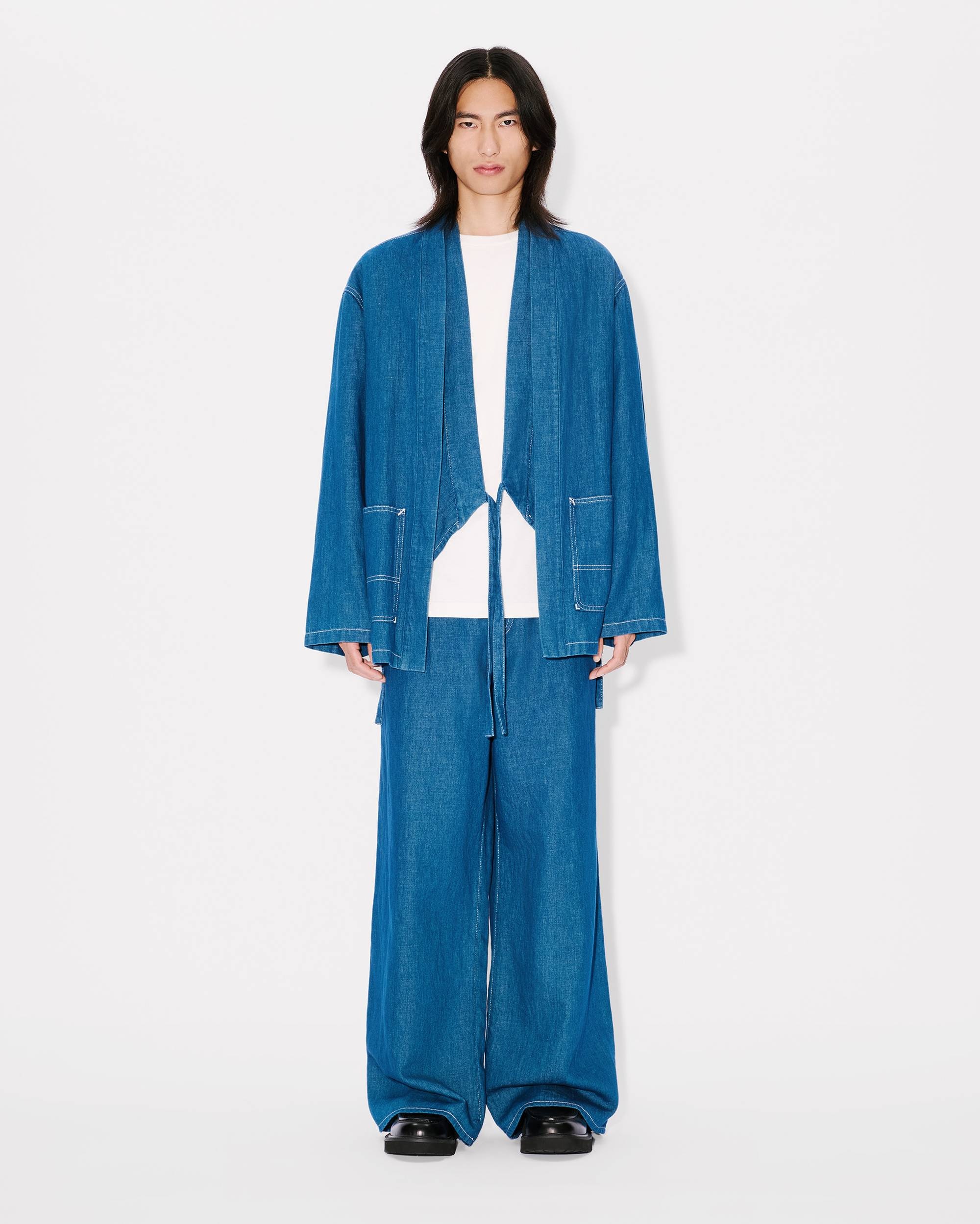 Buggy jeans in japanese linen denim - 3