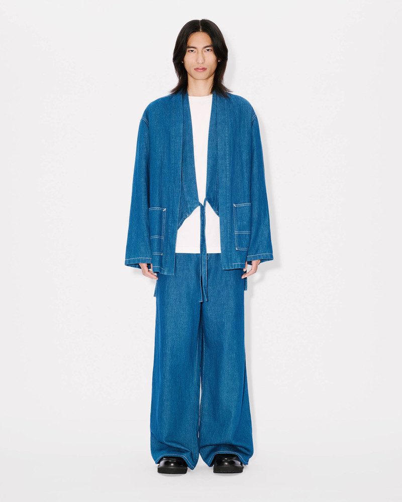 Buggy jeans in japanese linen denim 3