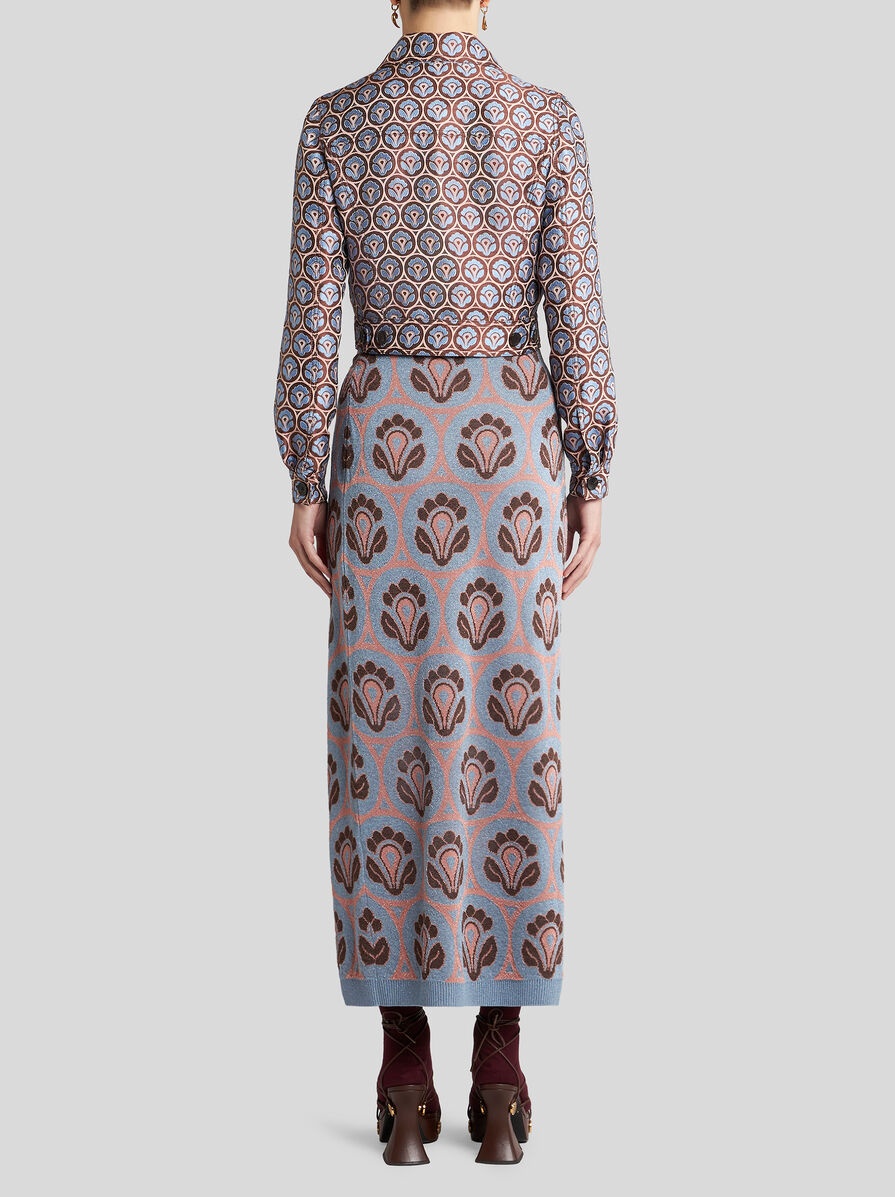 SHINY JACQUARD JACKET - 5