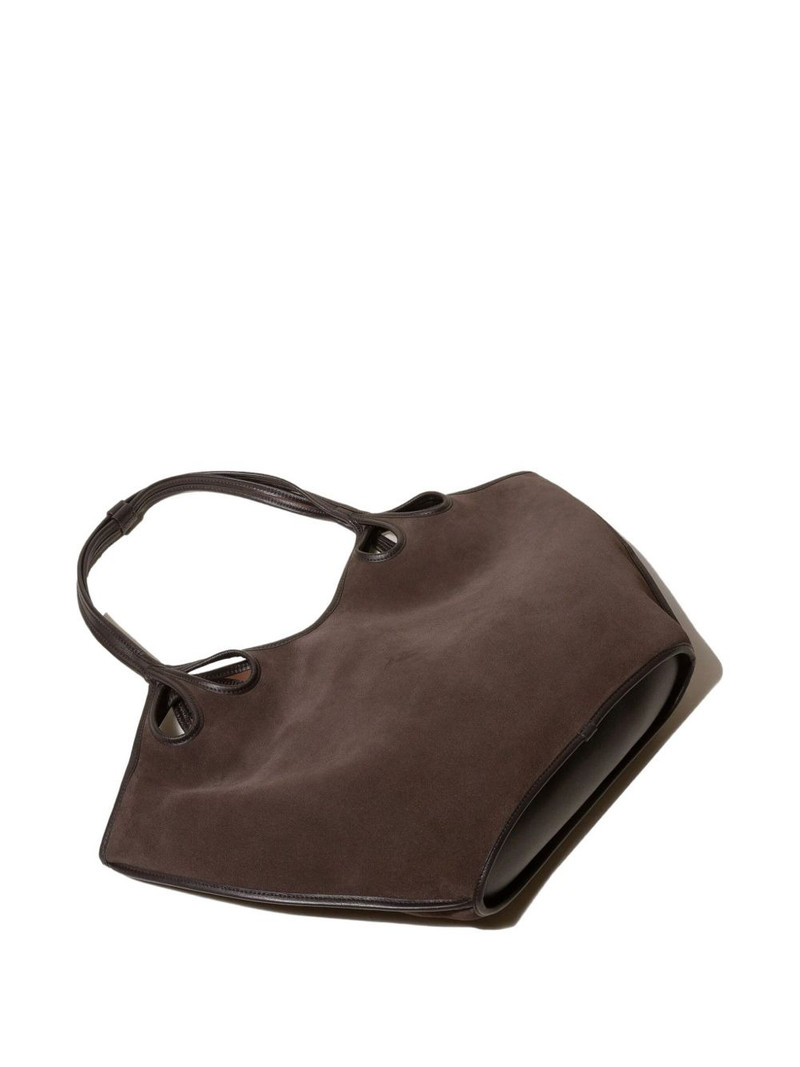 HEREU Escala suede shoulder bag outlook