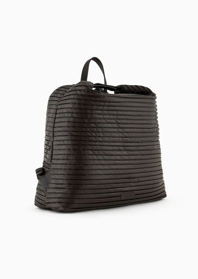 GIORGIO ARMANI Backpack in pleated nappa leather outlook