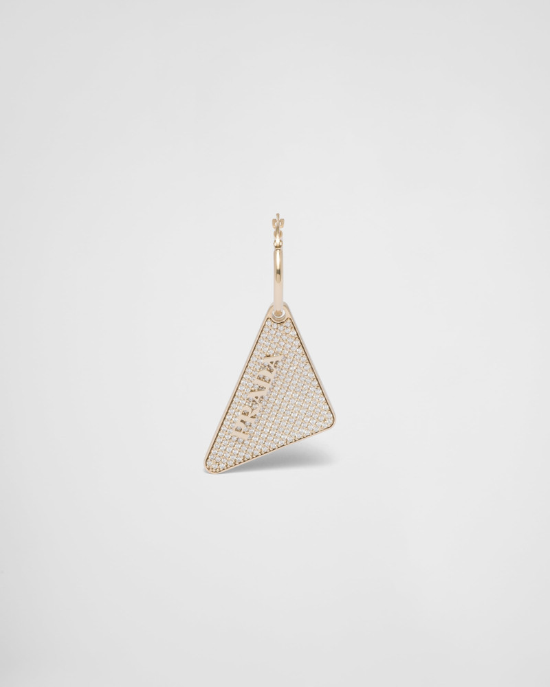 Crystal Logo Jewels left earring - 1