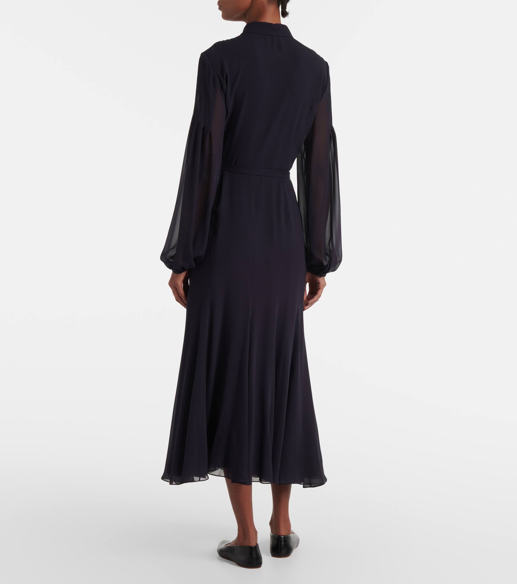 Holt silk midi dress - 3