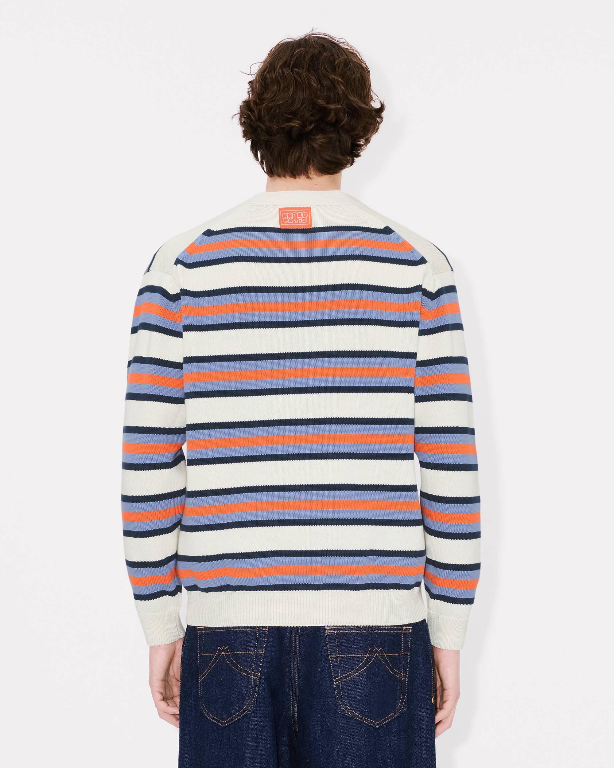 'KENZO Coast Lines' genderless cardigan in cotton - 10