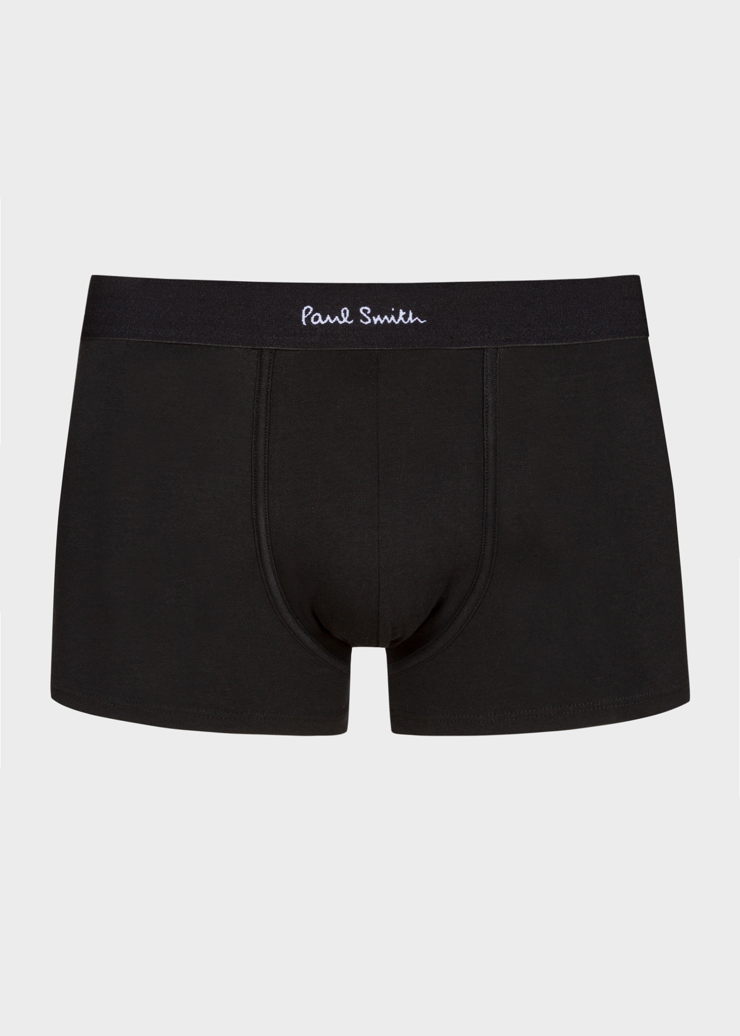 Organic-Cotton Black Mixed Stripe Boxer Briefs Three Pack - 4