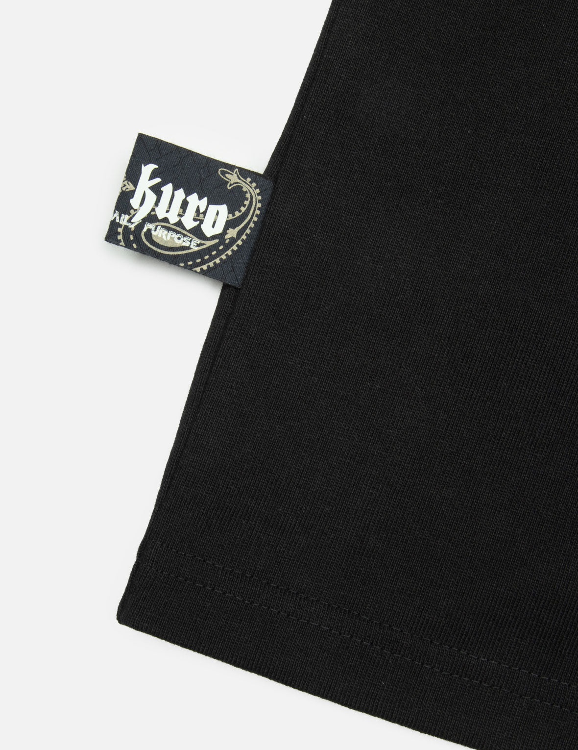 Logo Embroidery and Kamon Print Loose Fit T-Shirt - 9