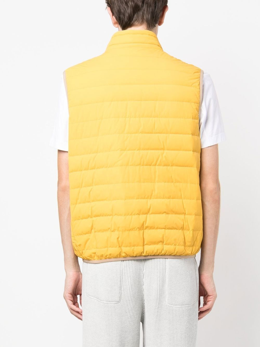 feather-down padded gilet - 4