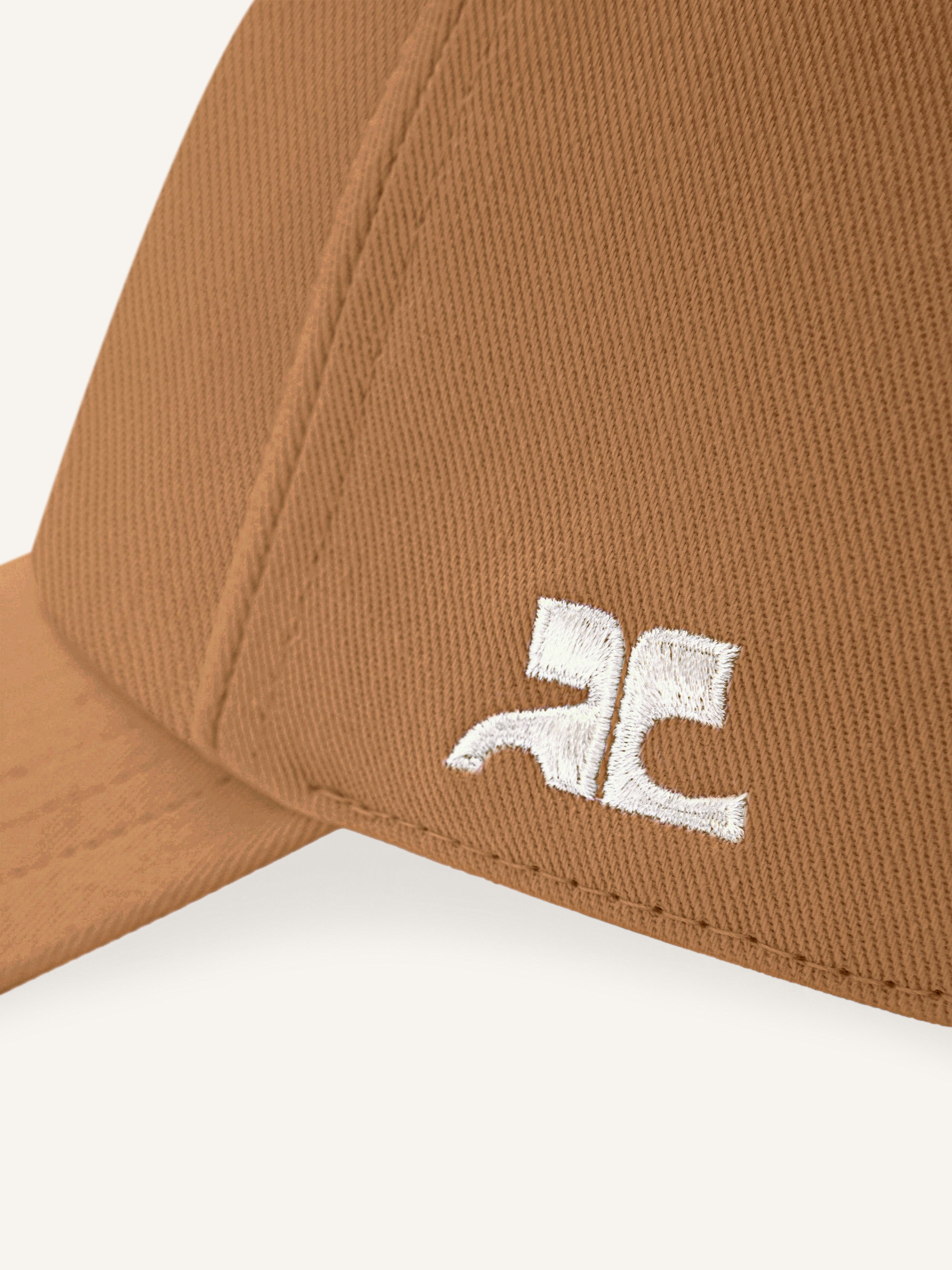 courrèges SIGNATURE AC COTTON CAP | REVERSIBLE