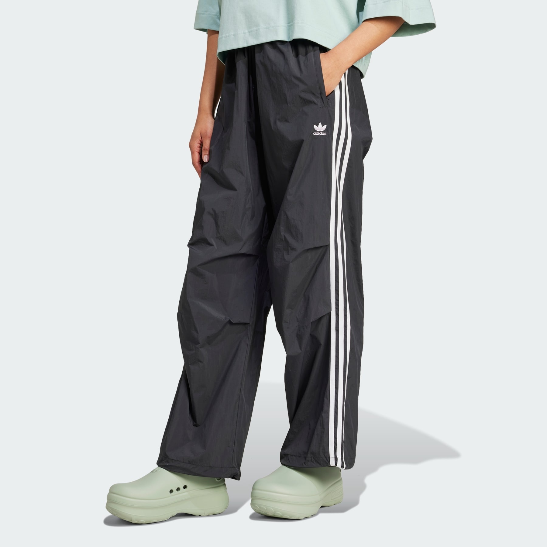 3-Stripes Woven Parachute Pants - 2