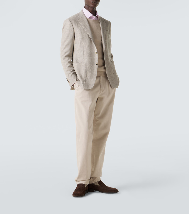 Canali Suede penny loafers outlook
