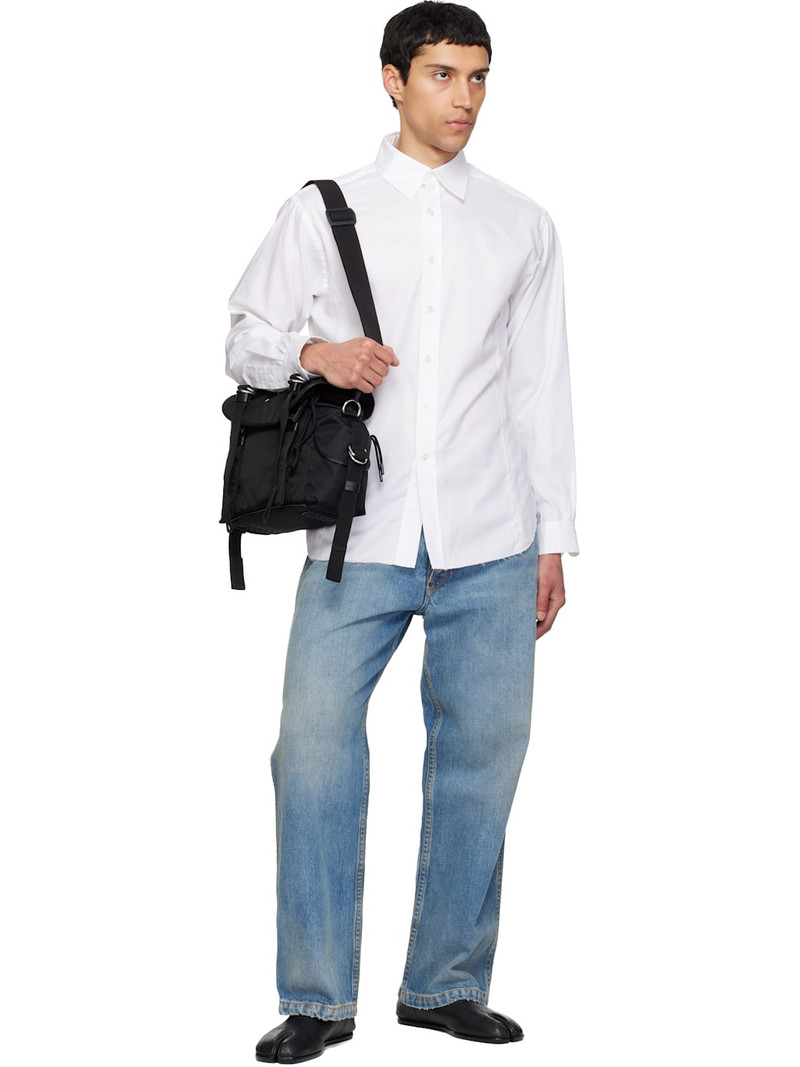 Black High Tech Small Messenger Bag 4