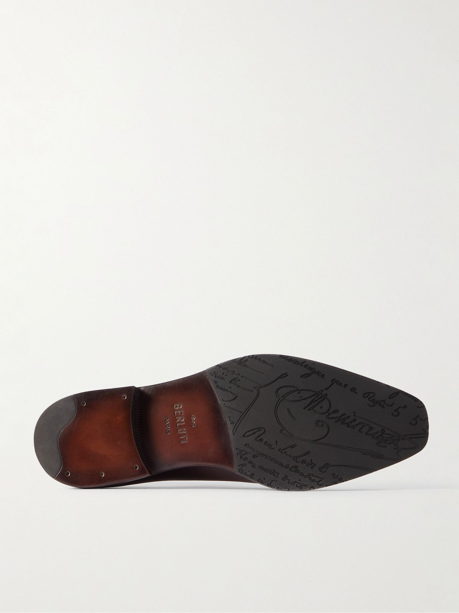 Alessandro Full-Grain Venezia Leather Oxford Shoes Brown - 3