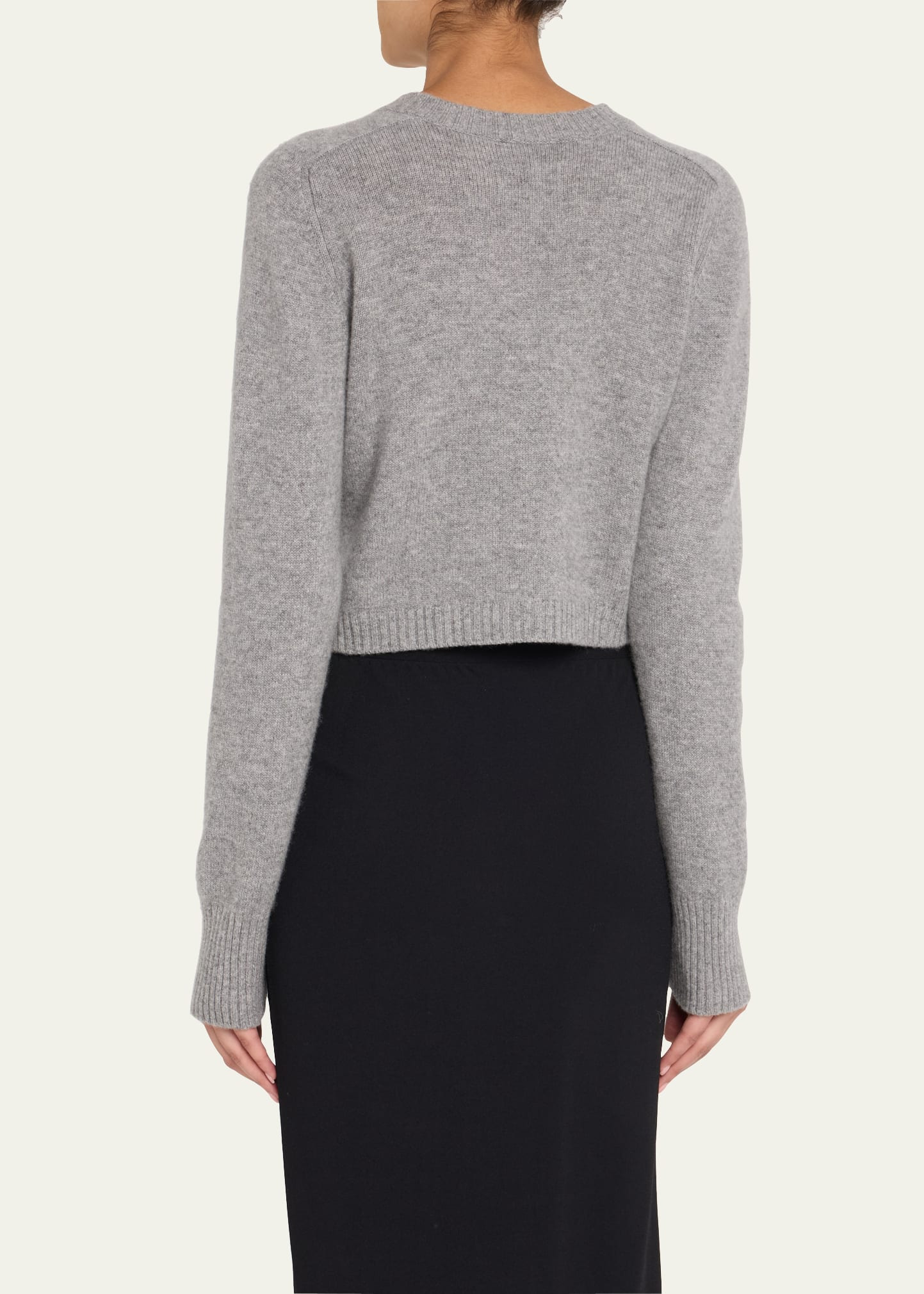 Zephir Cashmere Crop Cardigan - 3