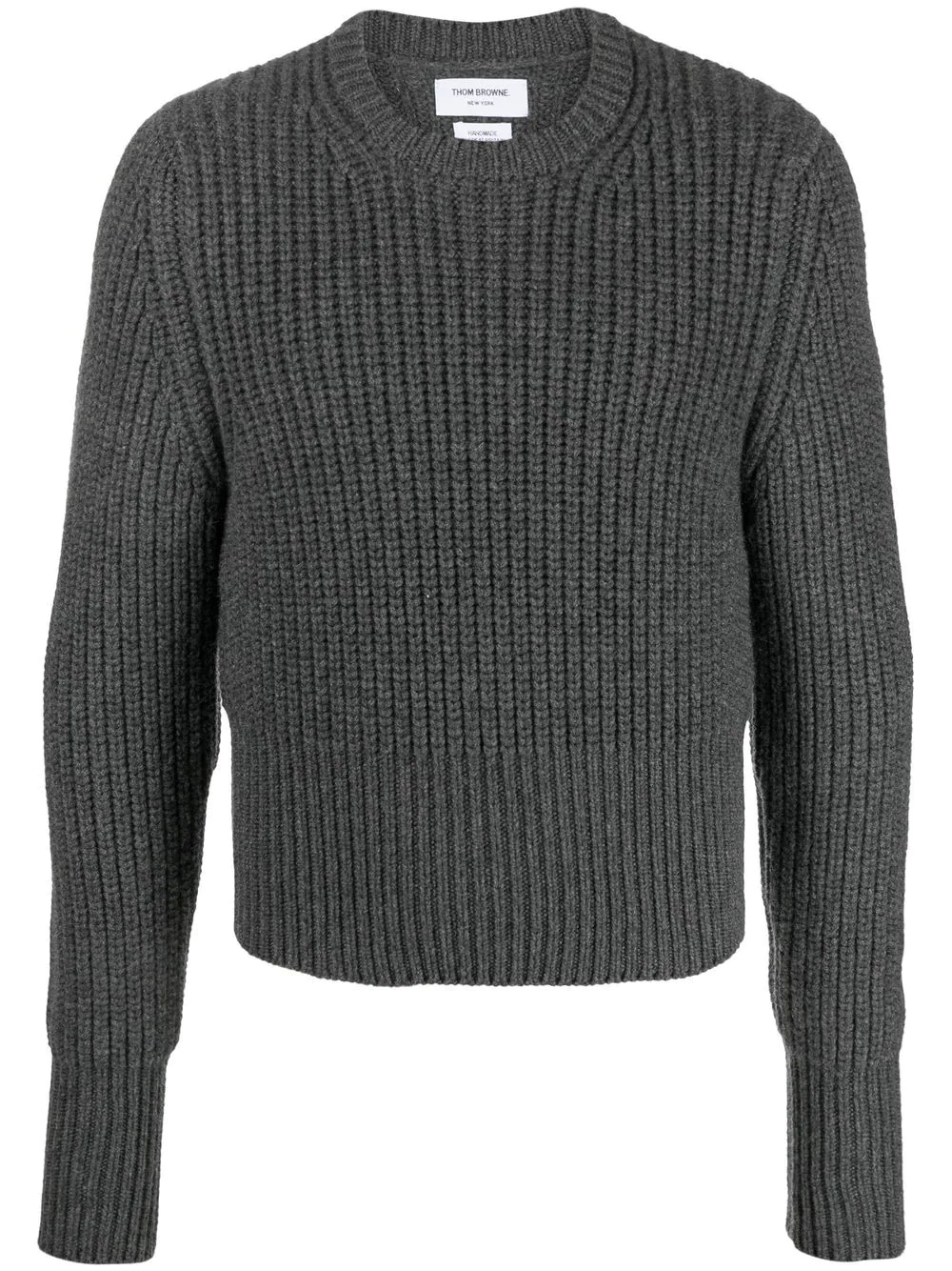 waffle-knit cashmere swater - 1