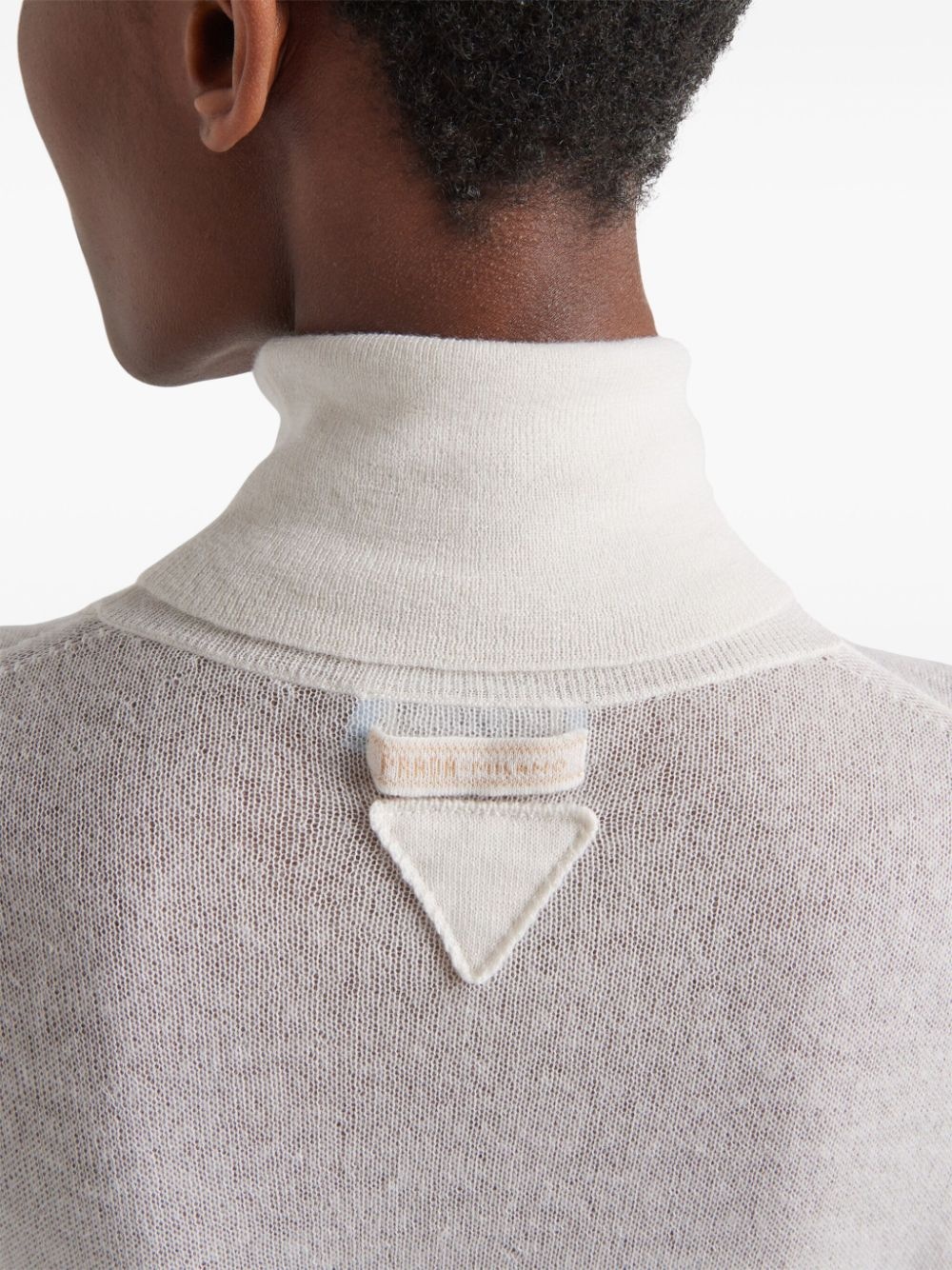 roll-neck cashmere jumper - 5